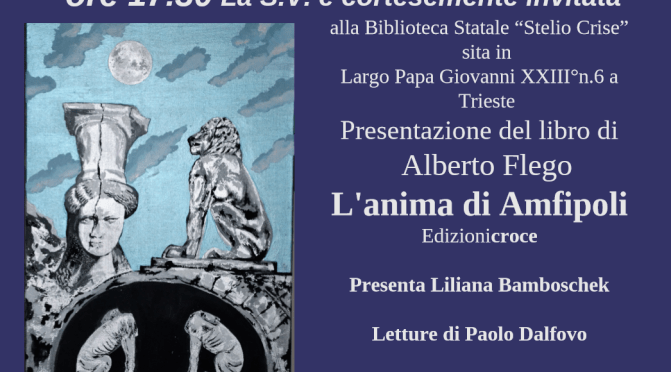 L’anima di Amfipoli – presentazione del libro.