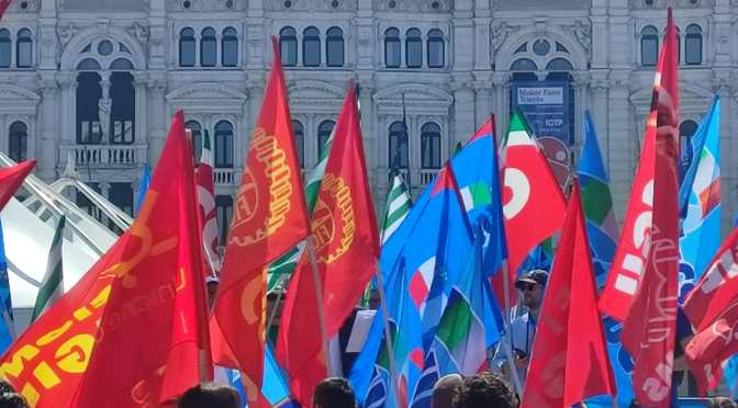 Primo Maggio a Trieste: c’è molto da riflettere e tutto… da ricominciare.